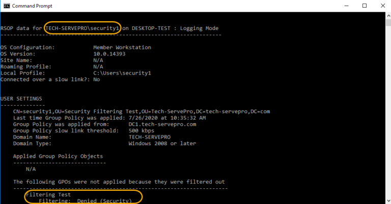 Apply Group Policy using Security Filtering 10