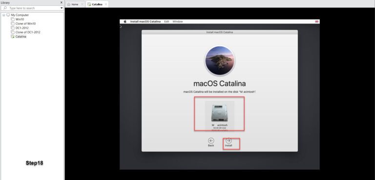 Mac OS install 22